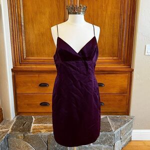 Mackenzie Michaels Plum Spaghetti Strap Low Back Size 20